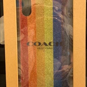 Coach Accessories - COACH RAINBOW GLITTER IPHONE XR CASE F75856 NWT Coach Accessories - COACH RAINBOW GLITTER IPHONE XR CASE F75856 NWT